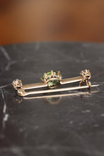 Load image into Gallery viewer, Victorian Diamond and Peridot Pin Brooch
