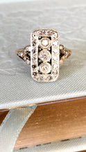 Load and play video in Gallery viewer, Vintage Art Deco Diamond 15ct Ring, circa 1920&#39;s
