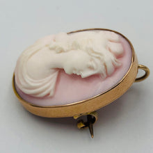 Load image into Gallery viewer, Antique Victorian Cameo Pendant
