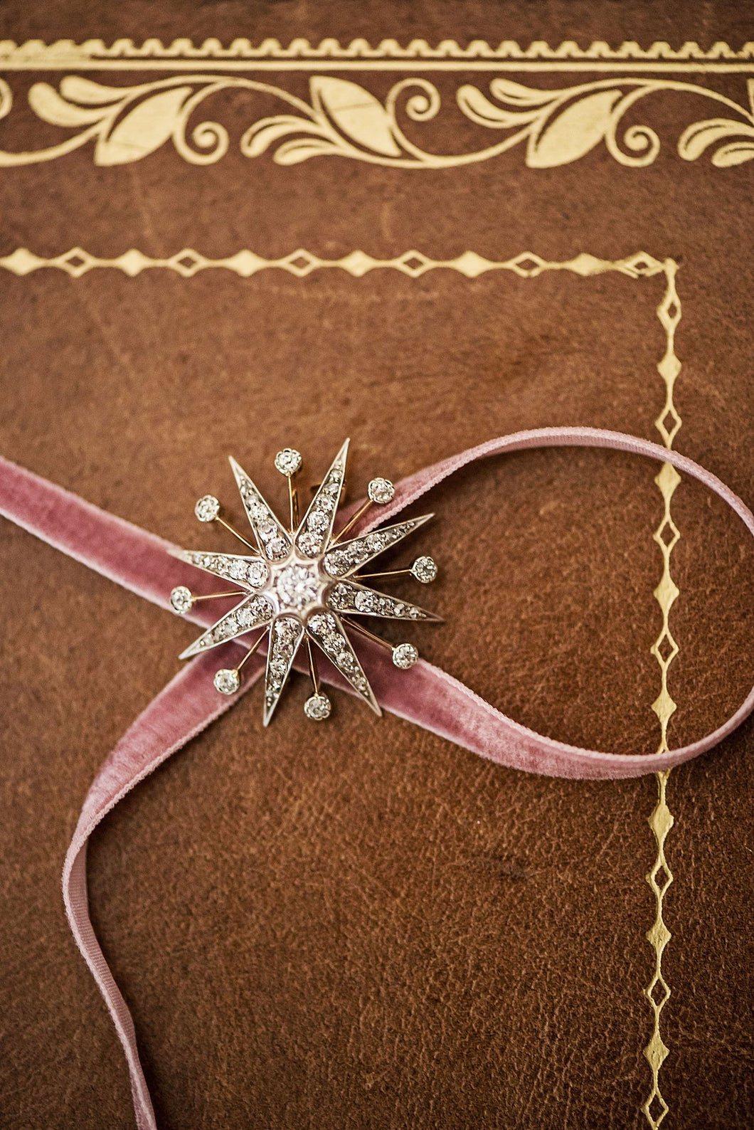 Victorian Diamond Star Brooch