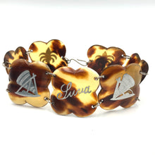 Load image into Gallery viewer, Victorian Pique Tortoise Shell Bracelet
