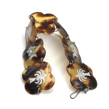 Load image into Gallery viewer, Victorian Pique Tortoise Shell Bracelet
