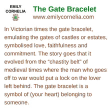 Load image into Gallery viewer, Antique Victorian Gold Gate Bracelet
