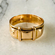 Load image into Gallery viewer, 18ct Victorian Buckle Ring, 1890
