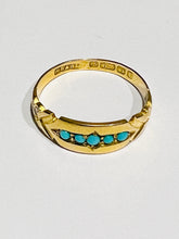 Load image into Gallery viewer, Victorian 15ct Gold and Turquoise Ring
