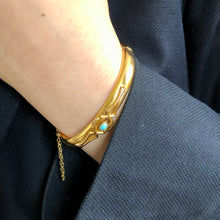 Load image into Gallery viewer, Antique Victorian 15ct Gold and Turquoise Bracelet
