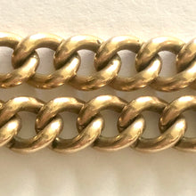 Load image into Gallery viewer, Heavy Antique Yellow Gold Curb Bracelet
