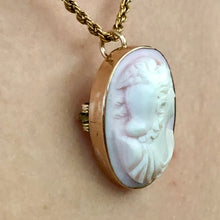 Load image into Gallery viewer, Antique Victorian Cameo Pendant
