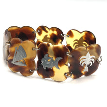 Load image into Gallery viewer, Victorian Pique Tortoise Shell Bracelet
