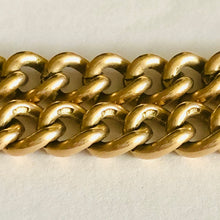 Load image into Gallery viewer, Heavy Antique Yellow Gold Curb Bracelet
