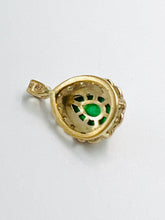 Load image into Gallery viewer, Vintage Art Deco Emerald and Diamond Pendant
